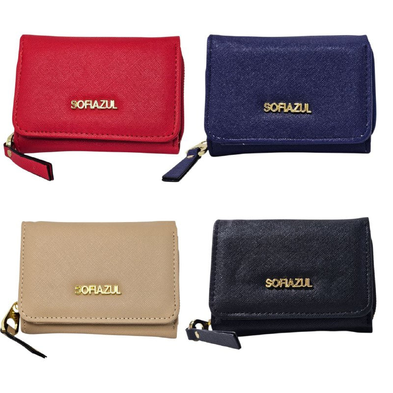 MONEDERO ECONÓMICO SOFIAZUL 4 COLORES, 13X10CM