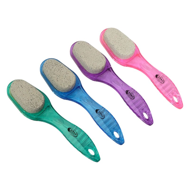 LIMA PIEDRA POMEZ LIMA DE PEDICURA 2 EN 1 STAY BEAUTIFUL 2X21CM, 4 COLORES