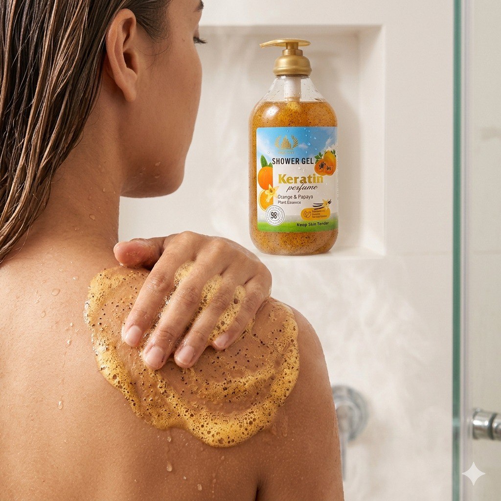 GEL DE DUCHA ESENCIA DE NARANJA Y PAPAYA TREE CITY 1000ML