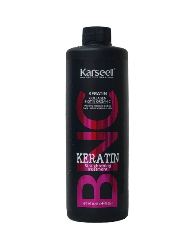 TRATAMIENTO PARA EL CABELLO DE ALISADO CON QUERATINA KARSEELL 500ML