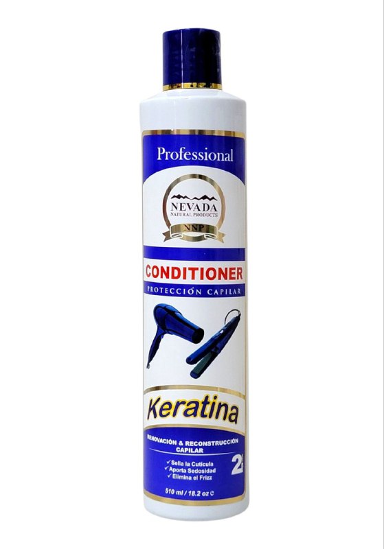 ACONDICIONADOR DE QUERATINA PROTECCION PARA EL CABELLO Y APORTA BRILLO NEVADA 510ML