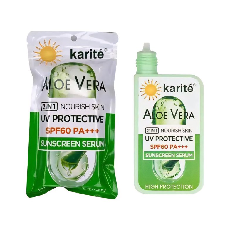 PROTECTOR SOLAR 2 EN 1 DE ALOE VERA SPF60 KARITE 60ML DUPE DE LAROCHE POSAY