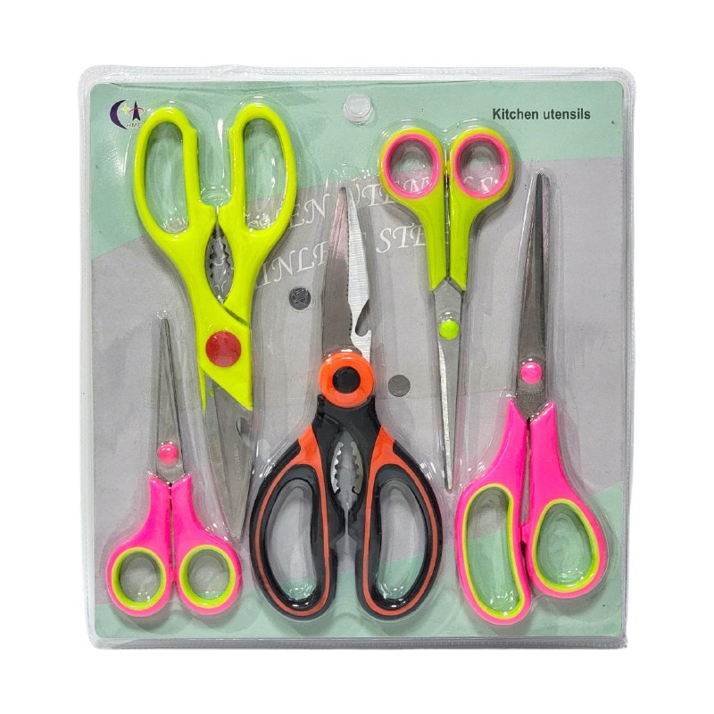 TJERRAS EN SET DE 5 PIEZAS MULTIFUNCIONALES DE ACERO INOXIDABLE