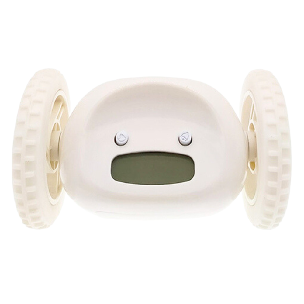 RELOJ DESPERTADOR BLANCO