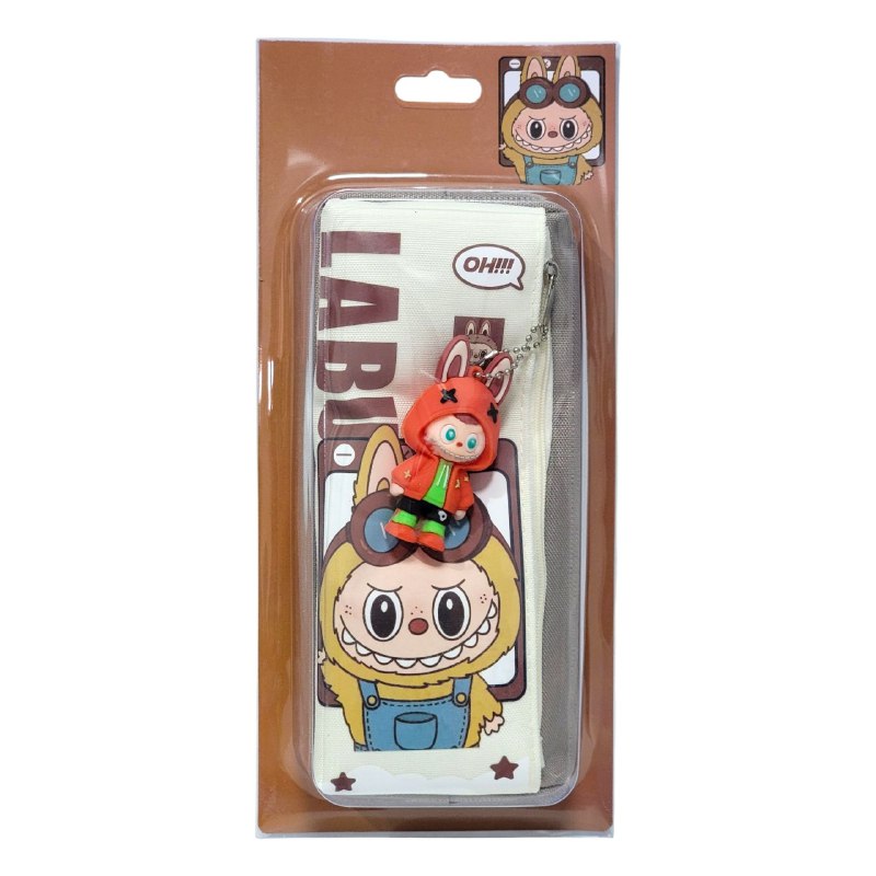 CARTUCHERA DE LABUBU QUE COMBINA ORGANIZACION IMPECABLE CON DISEÑO IRRESISTIBLE 3 COLORES