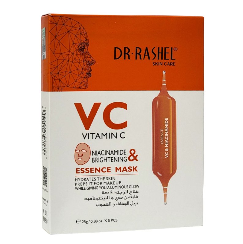 MASCARILLA FACIAL EN ESENCIA DE NIACINAMIDA Y VITAMINA C, ILUMINADOR, HIDRATANTE, DA BRILLO, ANTIEDAD DR RASHEL SKIN CARE 0.88OZ