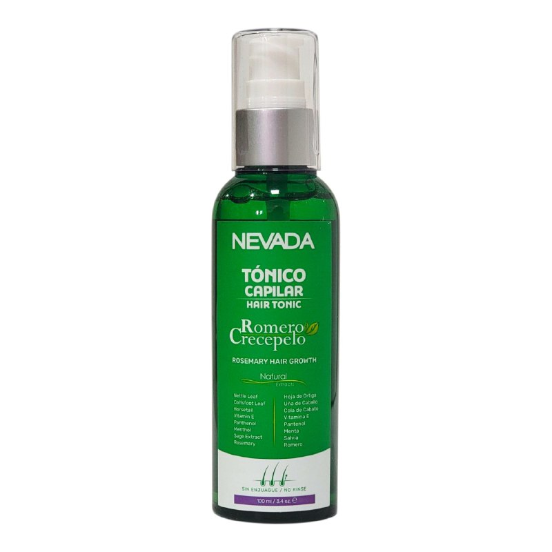 ACEITE PARA EL CABELLO DE ROMERO CRECEPELO FORTALECEDOR SUAVIZANTE NEVADA 100ML