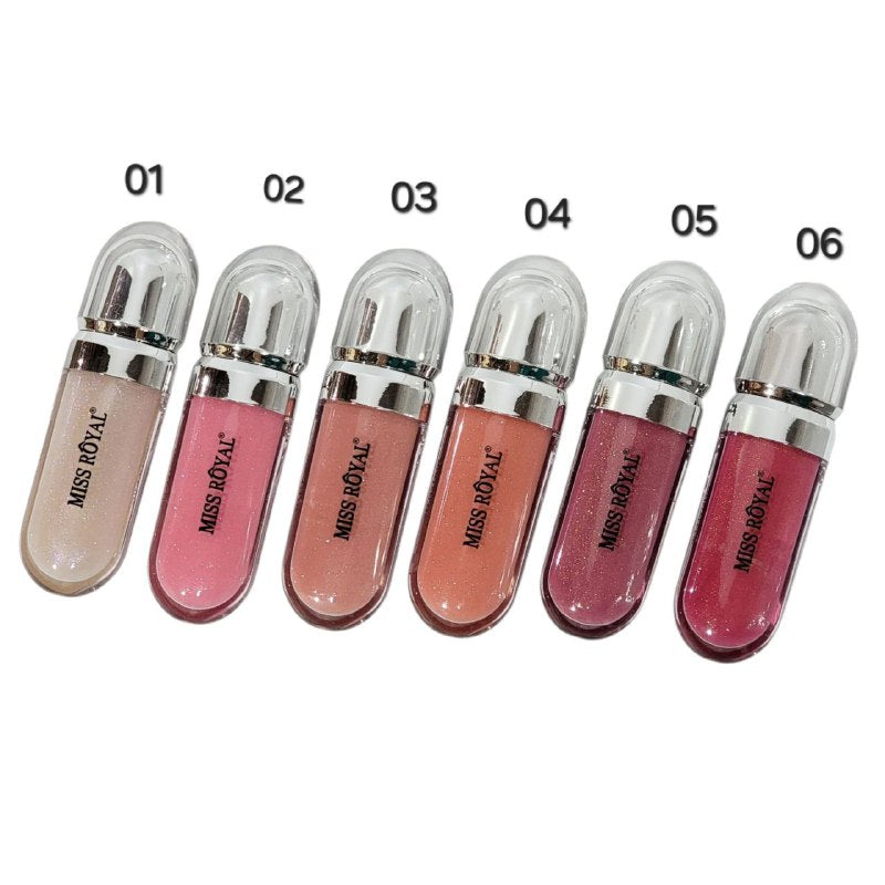 BRILLO LABIAL DE LARGA DURACION SUAVIZANTE 8G, DUPE DE KIKO MILANO, MISS ROYAL LATISNG LIP GLOSS SHINNING