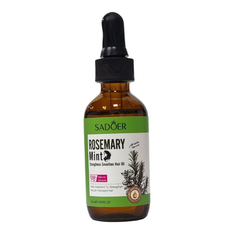 ACEITE PARA EL CABELLO DE ROMERO FORTALECEDOR ANTICAIDA SADOER 55ML