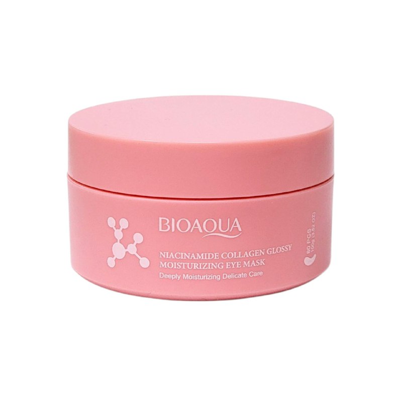 MASCARILLA FACIAL PARA LOS OJOS CON COLAGENO Y NIACINAMIDA HIDRATANTE Y BRILLANTE 100G, PERMITE UNA HIDRATACION PROFUNDA QUE REAFIRMA Y DA BRILLO A LA PIEL ALREDEDOR DE LOS OJOS BIOAQUA