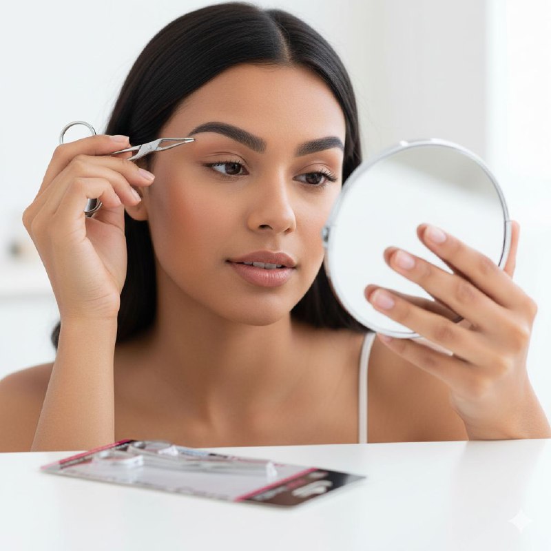 PINZAS DEPILADORAS TIPO TIJERA, ACCESORIO DE BELLEZA PROFESIONAL DE ACERO INOXIDABLE STAY BEAUTIFUL 8CM