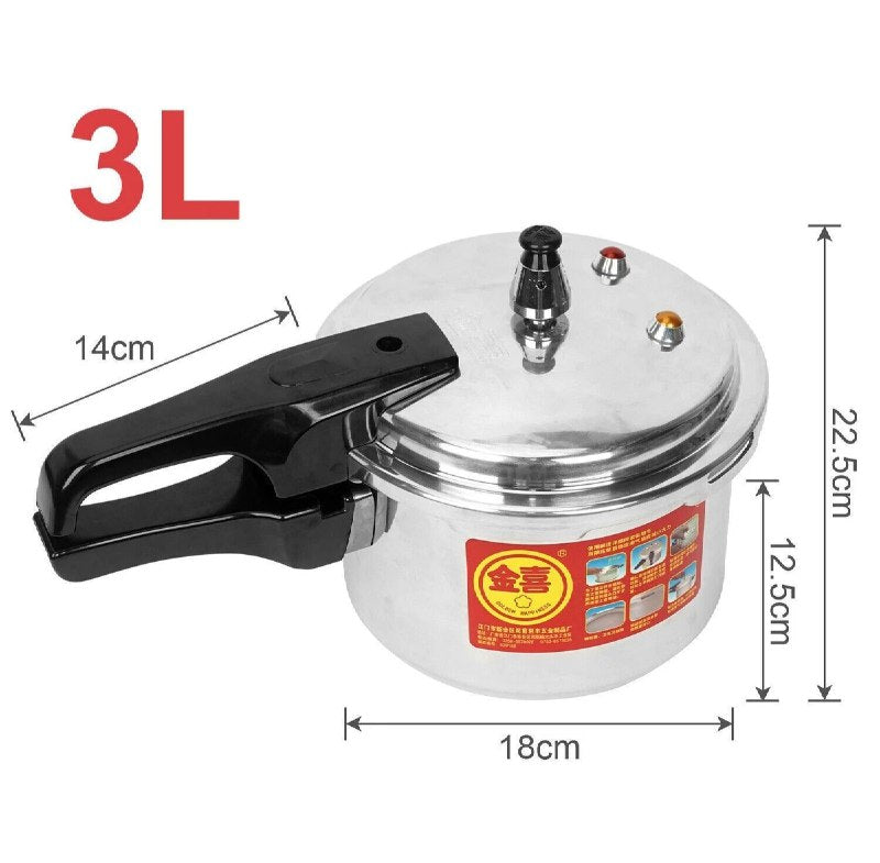 OLLA DE COCIA A PRESION DE ALTA EFICIENCIA Y CALENTAMIENTO RAPIDO UNIFORME 5L GOLDEN HAPPINESS