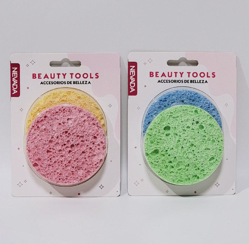 ESPONJA PARA LIMPIEZA FACIAL, ACCESORIOS DE BELLEZA NEVADA BEAUTY TOOLS