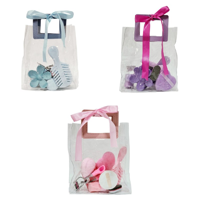 SET DE MAQUILLAJE DE 9 PIEZAS ENCRESPADOR PESTAÑAS, ESPONJAS, LIMA, BROCHA