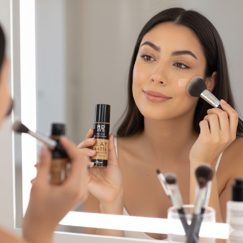 BASE DE MAQUILLAJE LIQUIDA LIVIANA LIBRE DE ACEITE ACABADO MATE TONO 3B IVORY ITALIA DELUXE HD PRO PERFECT FULL COVERAGE SLAY MATTE 30ML