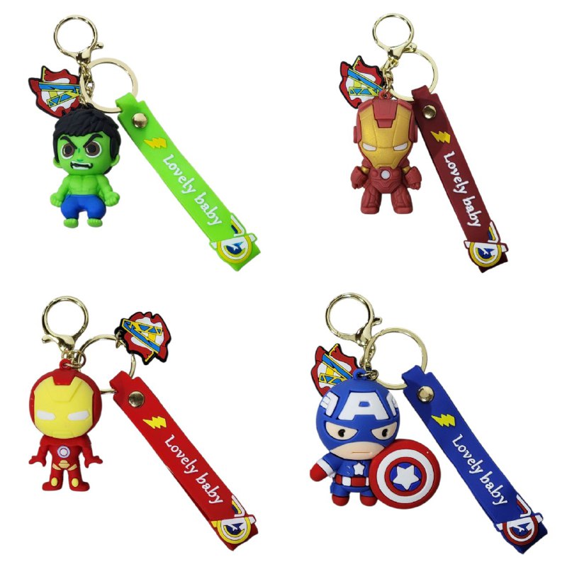 LLAVEROS DE MARVEL LOS VENGADORES 4 ESTILOS DISPONIBLES