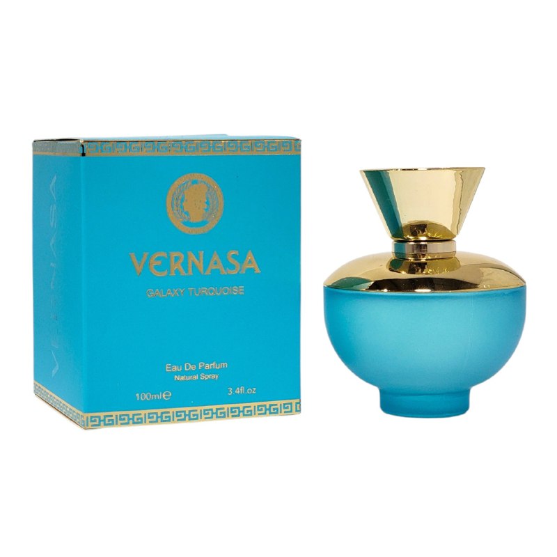 VERNASA GALAXY TURQUOISE LOVALI EDP 100ML (M) (AROMA SIMILAR VERSACE DYLAN TURQUOISE FEMME)