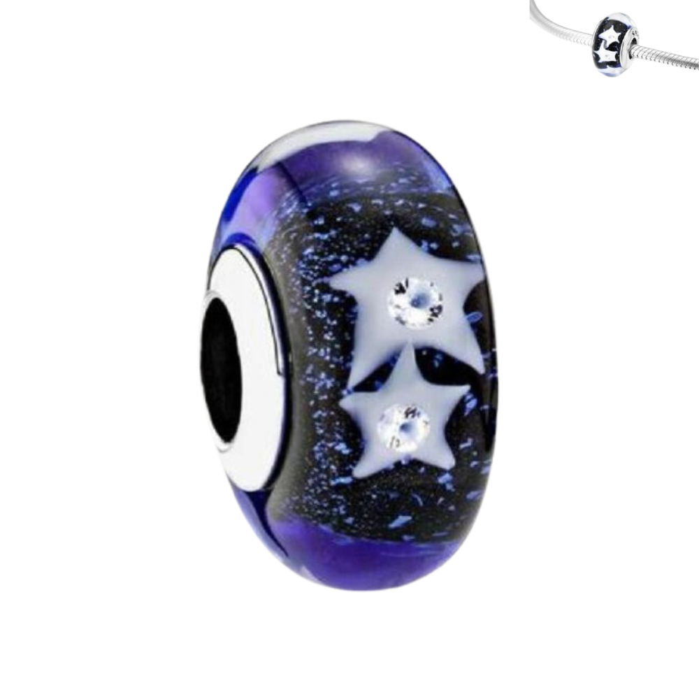 PCHARM1711 CRISTAL DE MURANO CON GALAXIA