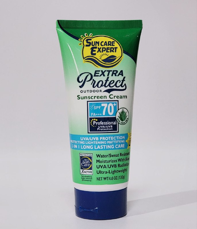 PROTECTOR SOLAR EN CREMA SPF 70 DE ALOE VERA, PARA PIELES SENSIBLES AL SOL Y BRONCEADAS, FILTROS UVA/UVB, PROTEGE LA PIEL DE FORMA INMEDIATA Y FIABLE, RESISTENTE AL AGUA Y SUDOR FRUIT OF THE WOKALI 130G