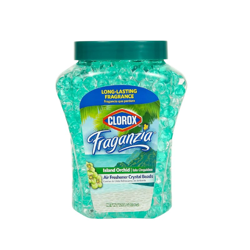 DETERGENTE PERLAS AMBIENTADORAS AROMA A ISLA ORQUIDEA 340G, ELIMINADORAS DE OLORES, FRAGANCIA QUE PERDURA, CLOROX FRAGANZIA