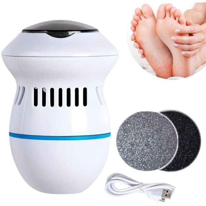 MAQUINA REMOVEDOR DE CALLOS RECARGABLE, ELIMINA DE FORMA EFECTIVA LA PIEL MUERTA, SECA O ASPERA, GIRATORIO 360 GRADOS, FACIL DE LIMPIAR CALLUS REMOVER WITH