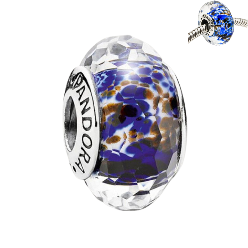 PCHARM1708 CRISTAL DE MURANO COLORE AZUL
