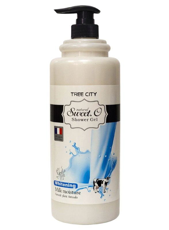 GEL DE DUCHA DE LECHE BLANQUEADORA HIDRATANTE 1380ML, FORMULA NATURAL QUE NUTREN PROFUNDAMENTE LA PIEL, HIDRATA Y LA DEJA SUAVE TREE CITY
