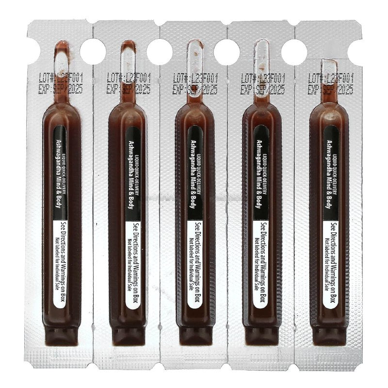 VITAMINAS BEBIBLES DE ASWAGANDHA SABOR A BAYA CITRICO UNA AL DIA PARA EL ESTRES Y LA ANSIEDAD CON CORTISOL IRWIN 100MLX10UND