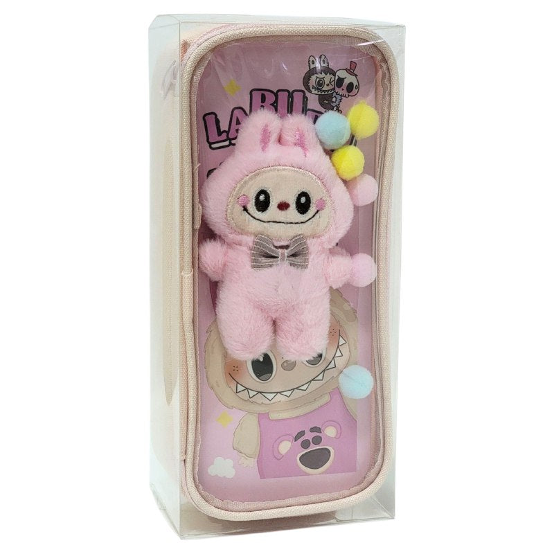 CARTUCHERA DE LABUBU QUE COMBINA ORGANIZACION IMPECABLE CON DISEÑO IRRESISTIBLE 3 COLORES