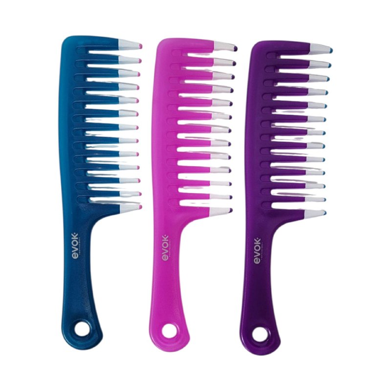 CEPILLO PEINE PARA EL CABELLO, DESENREDANTE, QUITA LOS NUDOS DEL CABELLO, DIENTES ENTRELAZADOS, QUITA LOS NUDOS SIN ESFUERZO Y SUAVEMENTE EVOK