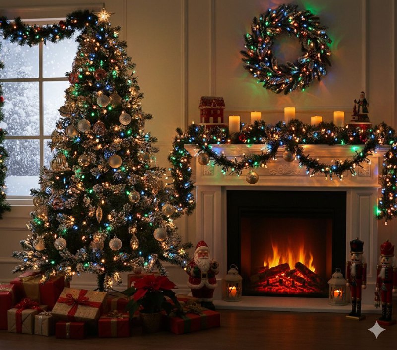 LUCES DECORATIVAS NAVIDEÑAS 200 LUCES LED DE LUZ MULTICOLOR 15X7.5X9CM