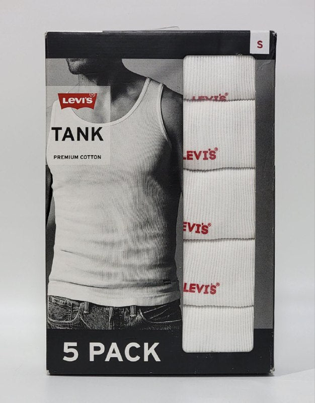 CAMISETA SIN MANGAS PARA CABALLERO ALGODON PREMIUM LEVIS 5UND M