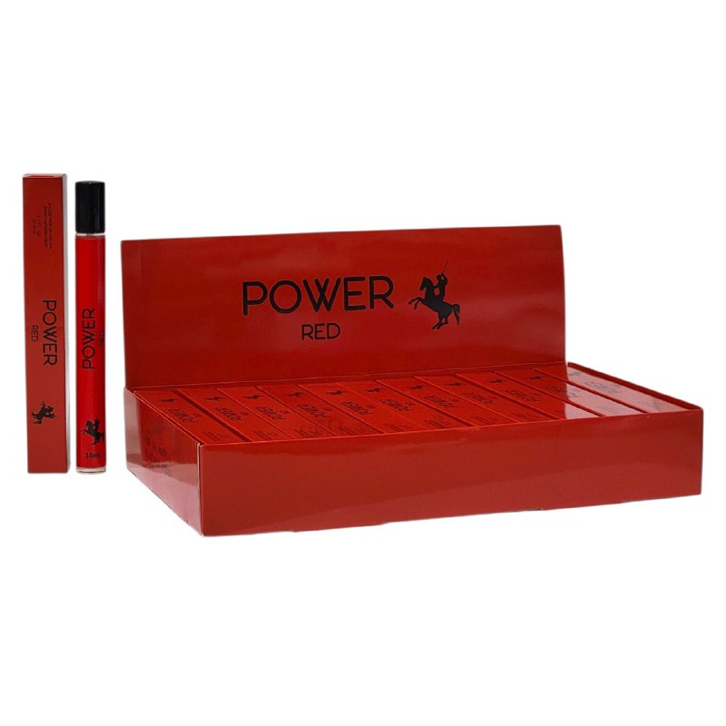 PERFUME EN TUBO PARA HOMBRE POWER RED PRACCI COLLECTION EDP 35ML (H) (AROMA SIMILAR POLO RED)