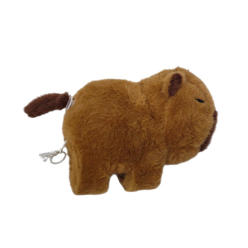 PELUCHE EN FORMA DE CAPIBARA CAPYBARA INTERACTIVO, SE COLOCA COMODAMENTE A TU BRAZO Y LA COLA GIRA