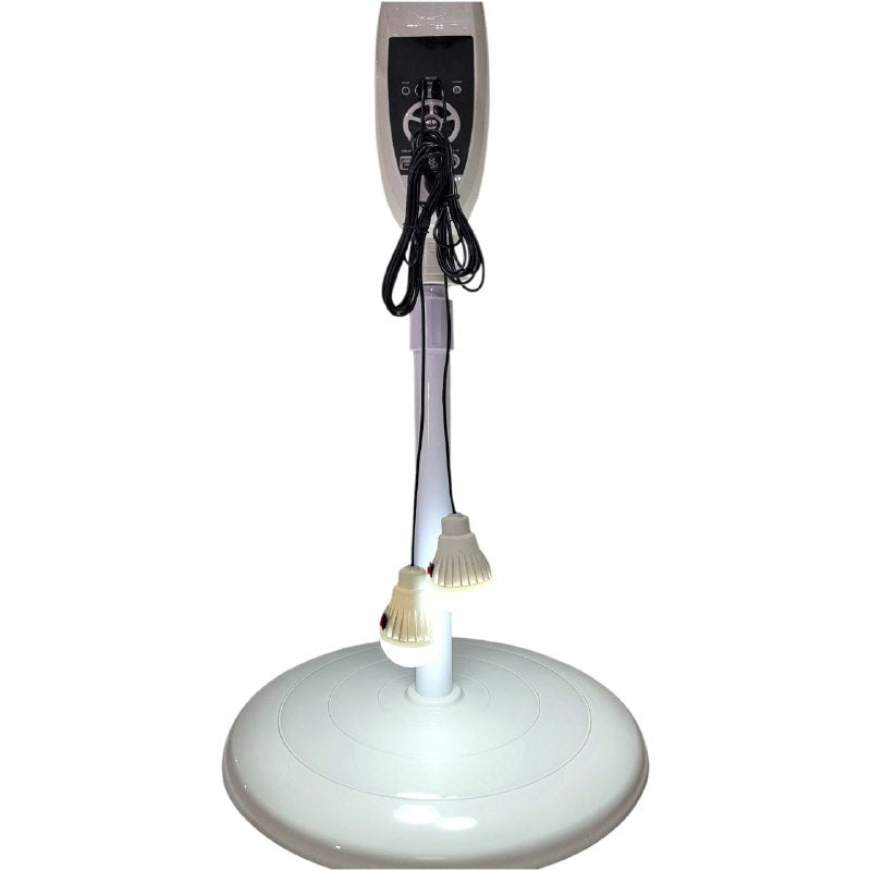 VENTILADOR RECARGABLE DE 16 PULGADAS. SOLAR, ALIMENTACION DOBLE CA/CC, MOTOR DE COBRE PURO, CONECTOR USB PARA CARGAR, OPERACION CC 6V, LUCES LED DE NOCHE, PANEL SOLAR 9V10W, SILENCIOSO, 9 OPCIONES VIVE