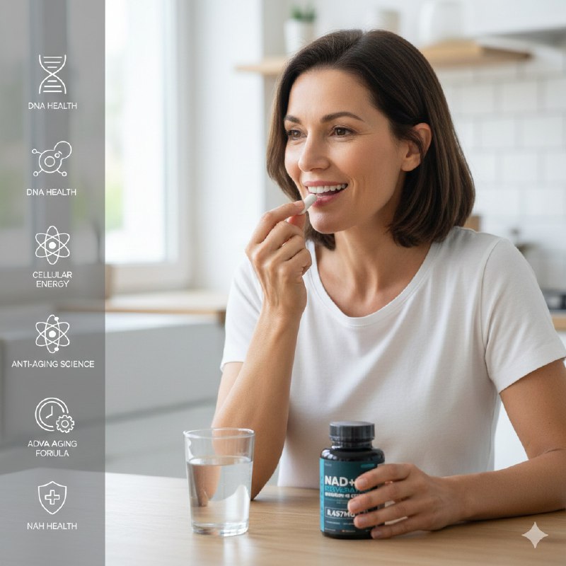 VITAMINAS EN CAPSULAS DE COMPLEJO NAD ANTIENVEJECIMIENTO THINBI 30UND