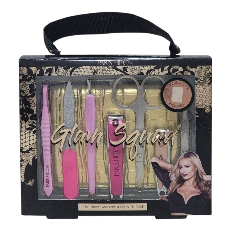 SET DE MANICURA Y PEDICURA DE LUJO 8PCS PARIS HILTON
