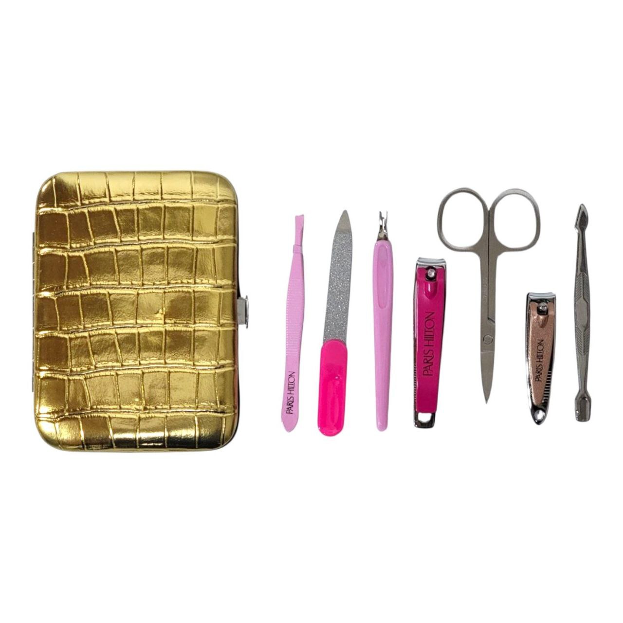 SET DE MANICURA Y PEDICURA DE LUJO 8PCS PARIS HILTON