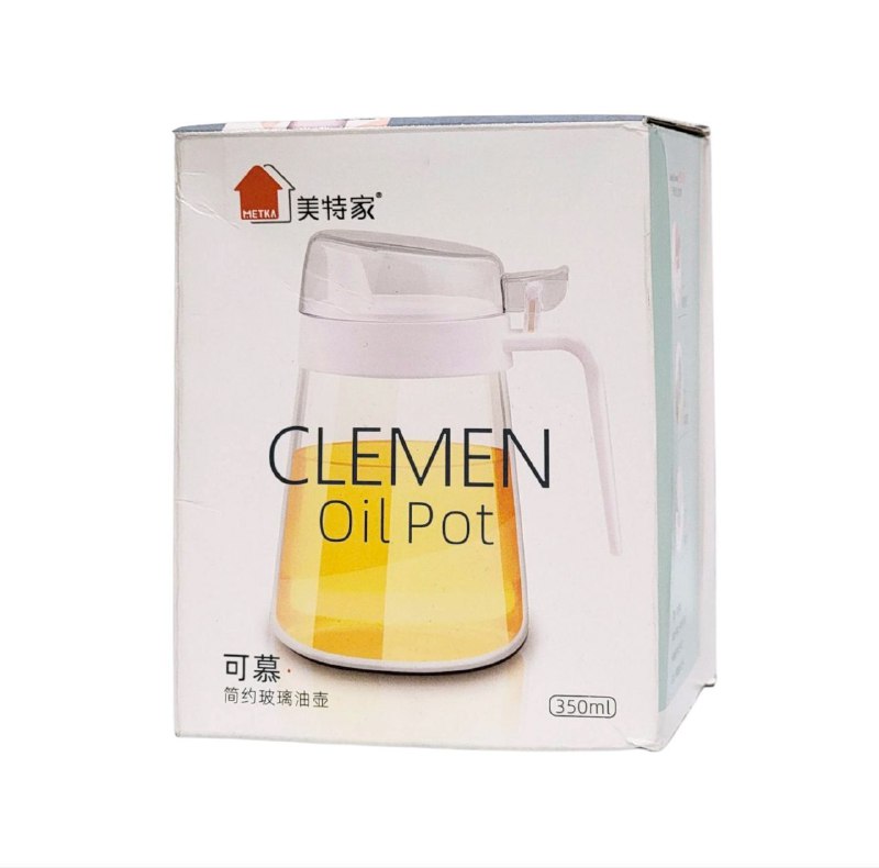 BOTELLA DISPENSADORA DE ACEITE O VINAGRE CON VERTIDO FACIAL MEKTA CLEMEN OIL PLOT 350ML