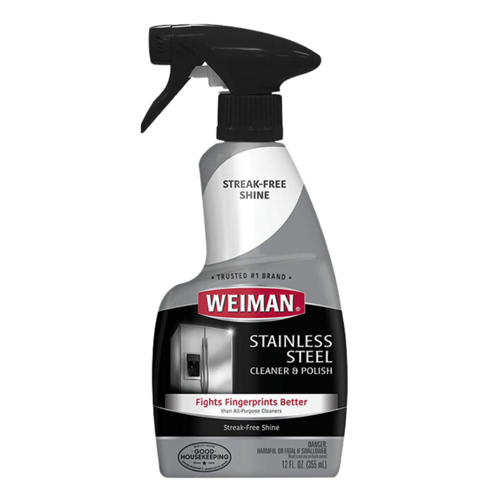LIMPIADOR PARA ACERO INOXIDABLE Y LUSTRADOR WEIMAN 355ML