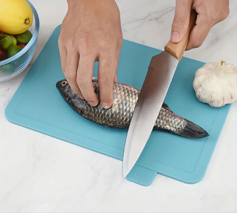 TABLAS DE PICAR, JUEGO DE TABLAS DE CORTAR DE 4 PIEZAS, DE PLASTICO DE GRADO ALIMENTICIO NO TOXICO, DURADERO Y ANTIDESLIZANTE, DRENAJE DOBLE FUNCION tabla