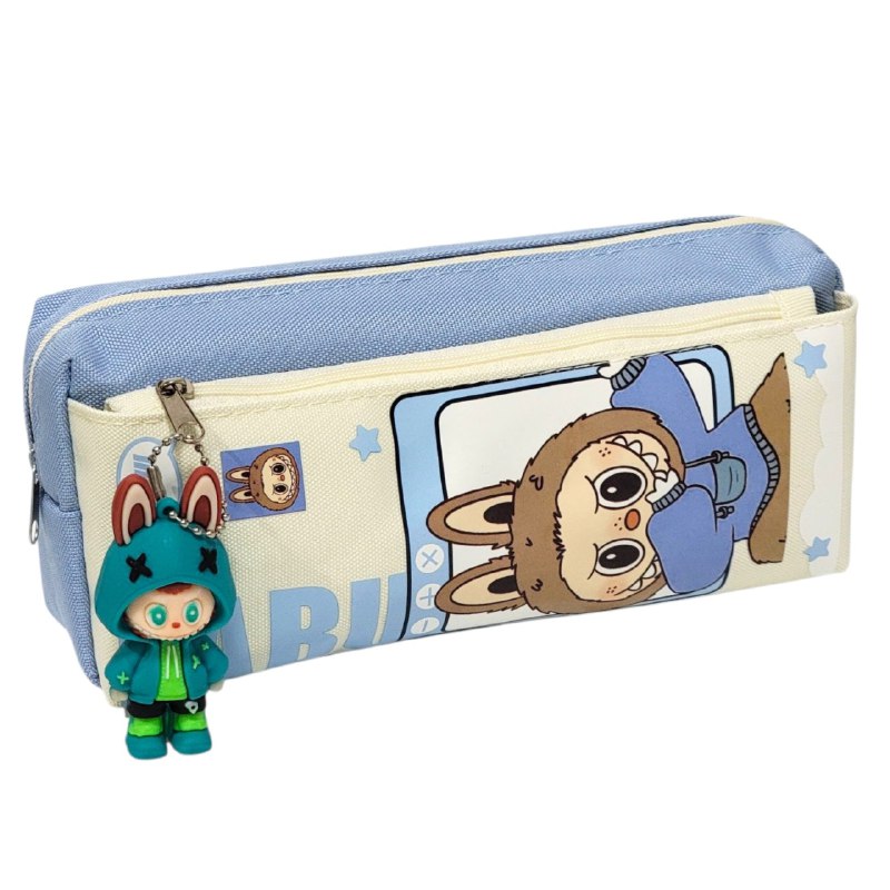 CARTUCHERA DE LABUBU QUE COMBINA ORGANIZACION IMPECABLE CON DISEÑO IRRESISTIBLE 3 COLORES