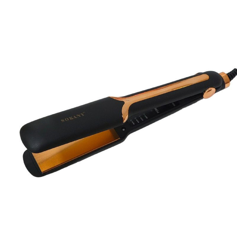 PLANCHA PARA EL CABELLO PROFESIONAL CON TEMPERATURA AJUSTABLE 750 GRADOS MAXIMO, CALENTAMIENTO RAPIDO, PROTECCION DE APAGADO AUTOMATICO SOKANY SK-1907