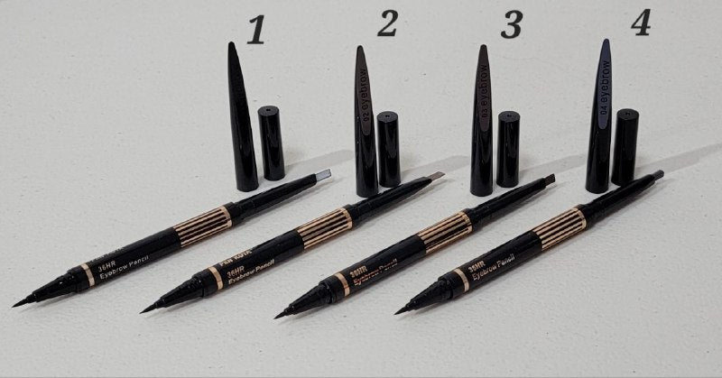 DELINEADOR EN LAPIZ DE OJOS Y CEJAS 2 EN 1, 4 TONOS PEN KOTA PROFESIONAL MAKE UP