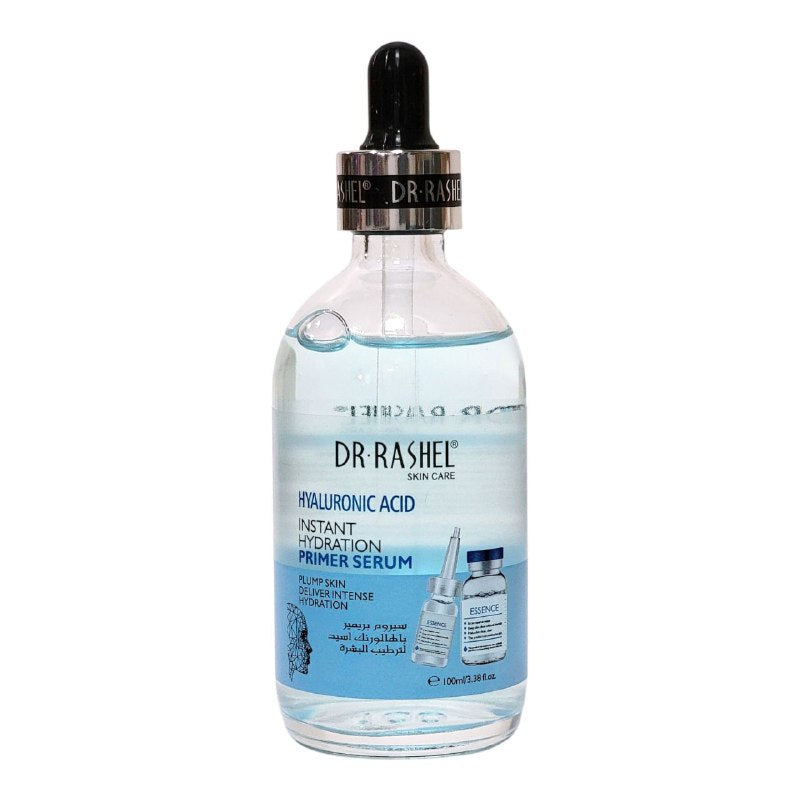 SUERO FACIAL DE ACIDO HIALURONICO, PREBASE DE HIDRATACION INSTANTANEA QUE RELLENA LA PIEL Y DA HIDRATACION INTENSA, DEJA LA PIEL SAUVE E ILUMINADA DR RASHEL 100ML