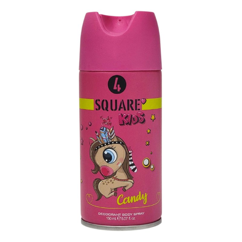 BODY SPRAY PARA NIÑAS FRESCO Y AGRADABLE CANDY SQUARE KIDS 150ML