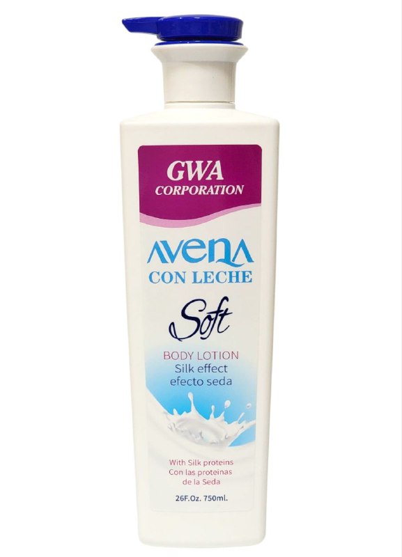 CREMA CORPORAL HIDRATANTE CON EXTRACTO DE AVENA Y PROTEINAS DE LECHE GWA CORPORATION 750ML