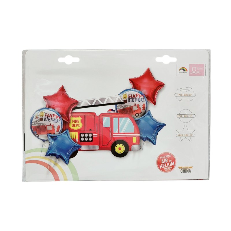 DECORACION ADORNO PAQUETE DE GLOBOS DE PAPEL METALICO PARA NIÑOS, 2 ESTILOS