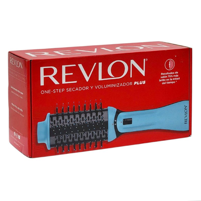 CEPILLO SECADOR Y VOLUMIZADOR PARA EL CABELLO PLUS RESULTADOS DE SALON, MAS BRILLO EN MENOS TIEMPO, MENOS FRIZZ, TECNOLOGIA TURMALINA 110-120V REVLON ONE-STEP