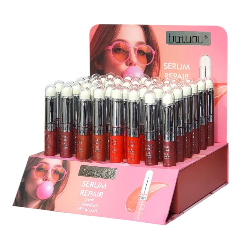 BLUSH RUBOR LIQUIDO, BATUOLI SERUM 15G (DUPE DE LOREAL) BRILLO DURADERO Y ASPECTO NATURAL DIFUMINABLE 24H